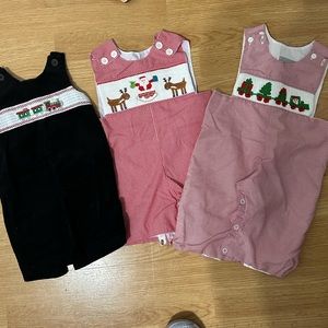 Christmas Baby Boy Jon Jon 6 month